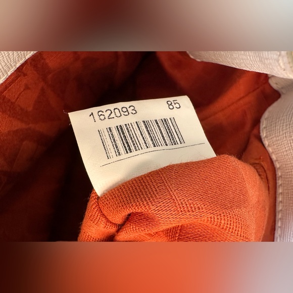 Furla White Leather Satchel with Scarf-Wrapped Handle - Picture 14 of 16